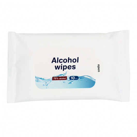 Alcohol Wet Wipes 10 Pack